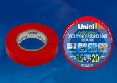 Изолента Uniel UIT-135P 20/15/01 RED - купить в Владивостоке